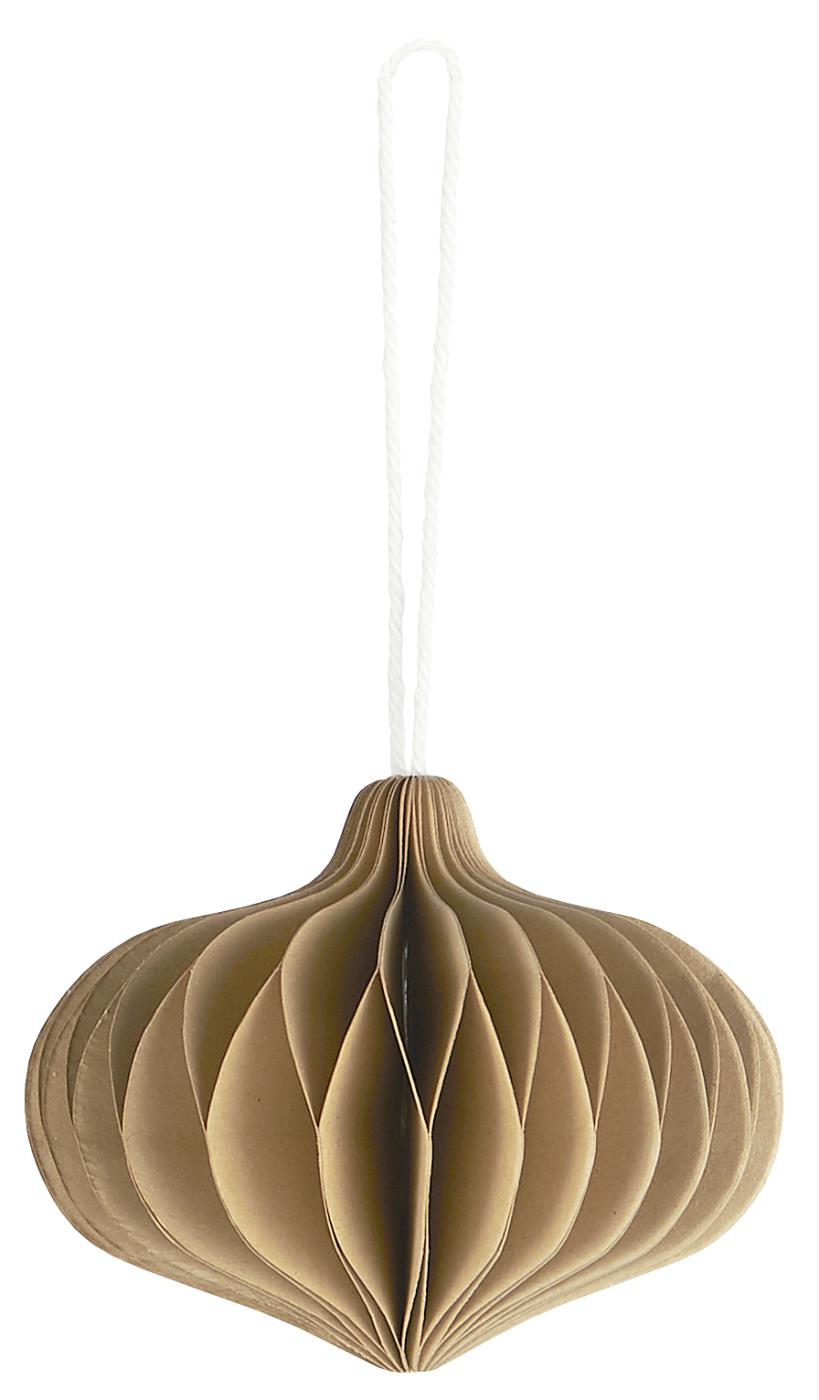 Weihnachtskugel gefaltetes Papier