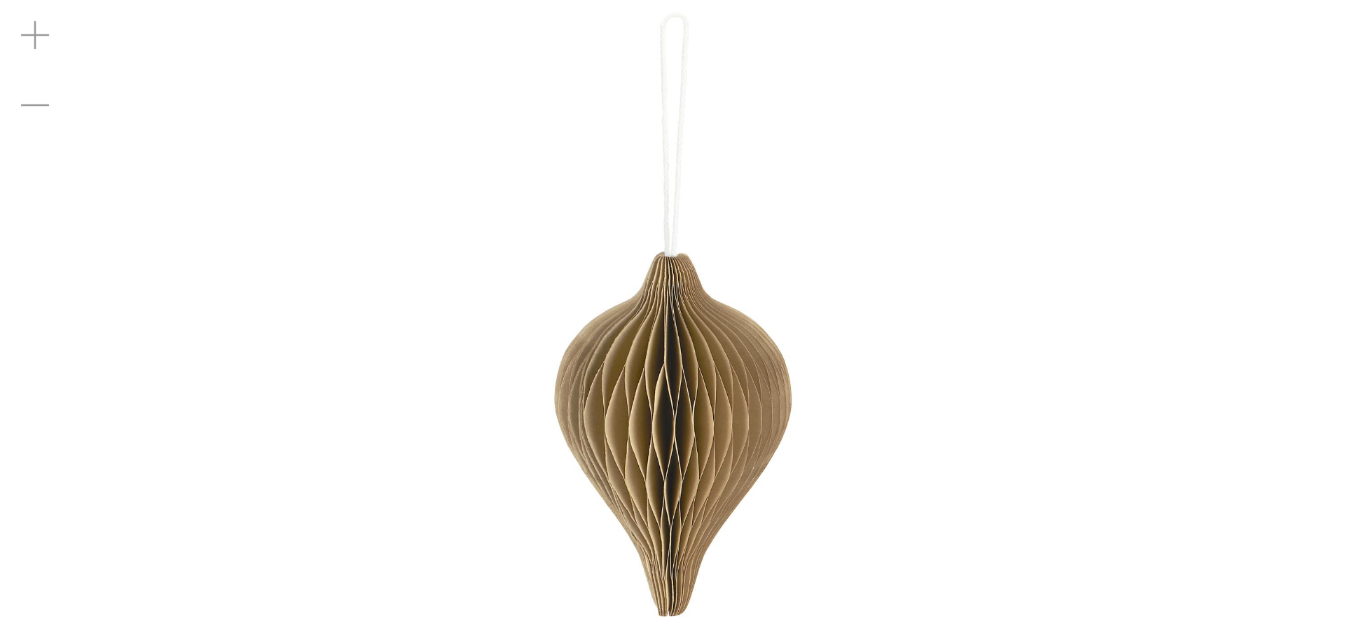 Weihnachtskugel gefaltetes Papier m/Magnetverschluss