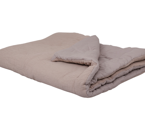Quilt Stonewashed 100 % Baumwolle 240x260 cm powder