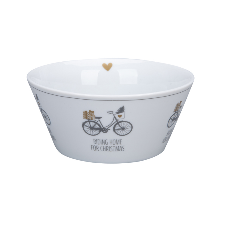 Conical Bowl, Riding Home for Christmas