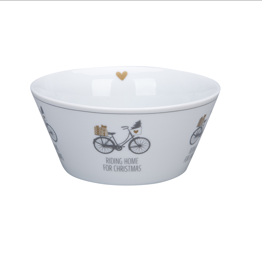 Conical Bowl, Riding Home for Christmas