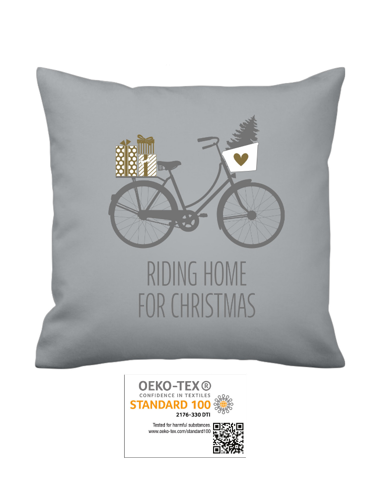 Cushion cover, Riding Home for Christmas