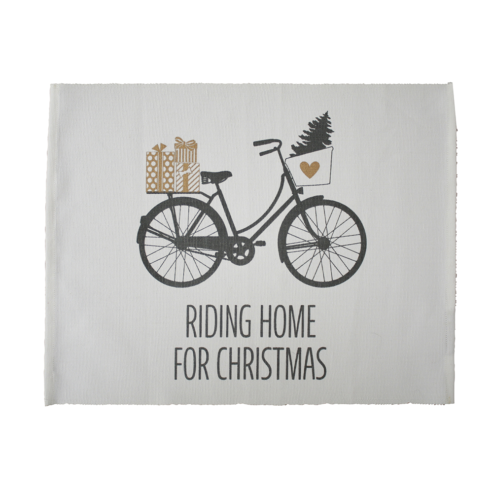 Placemat, Riding Home for Christmas
