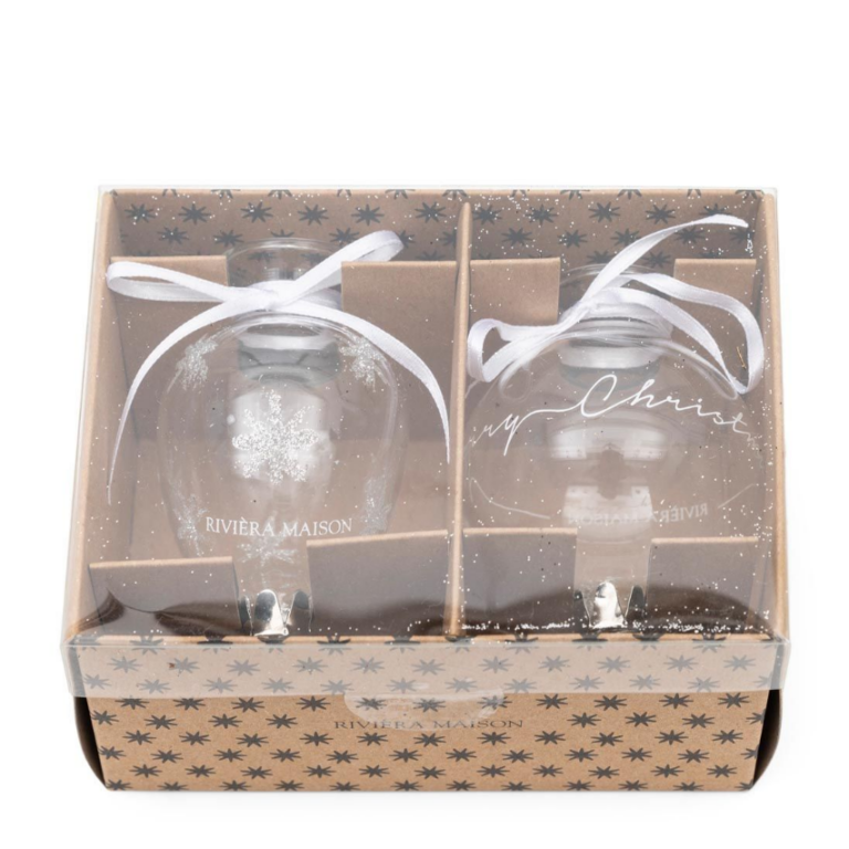 Merry Christmas Mini Vases With Clip 2 pieces