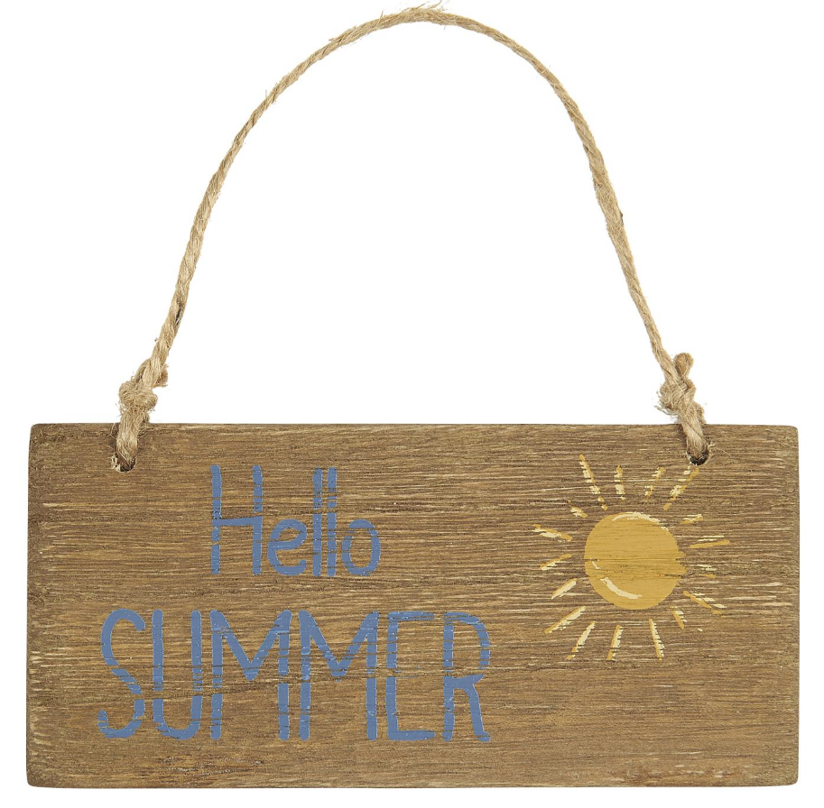 Holzschild Hello Summer
