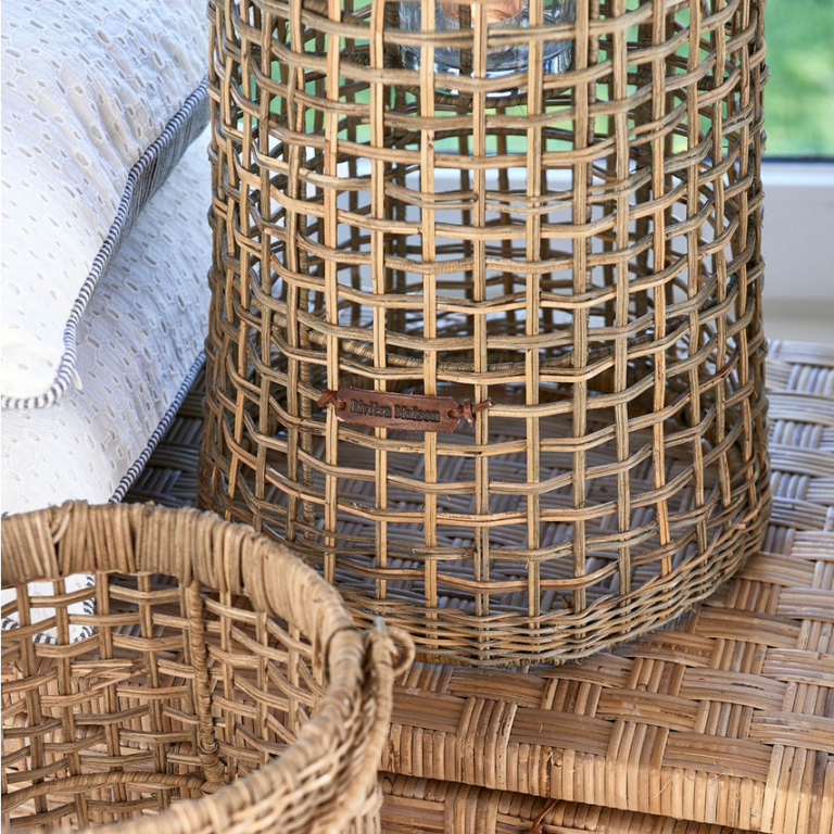 Rustic Rattan Chandra Lantern L