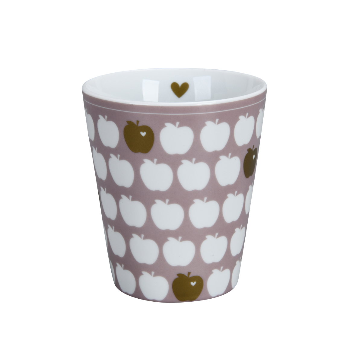 Happy mug, Apples, Dusty Rose