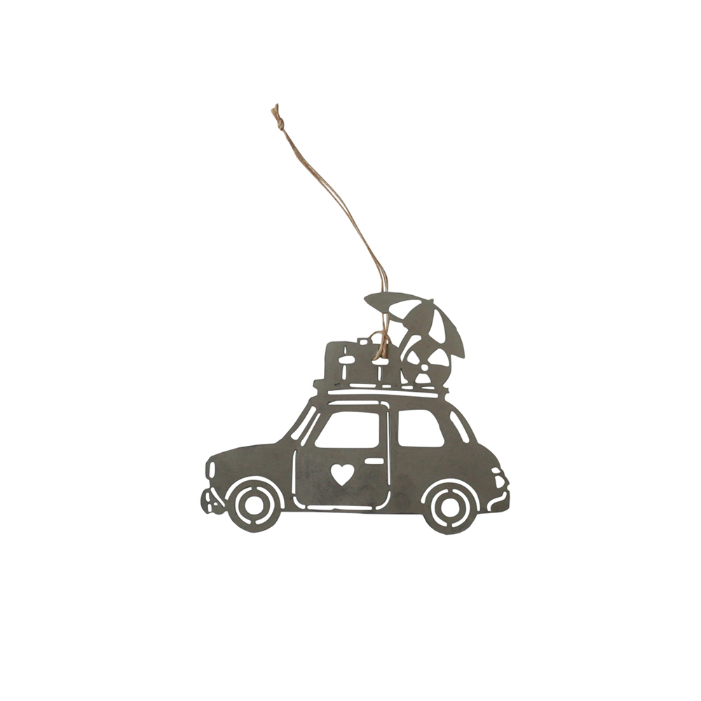 Hanging Car, Medium, Zinc