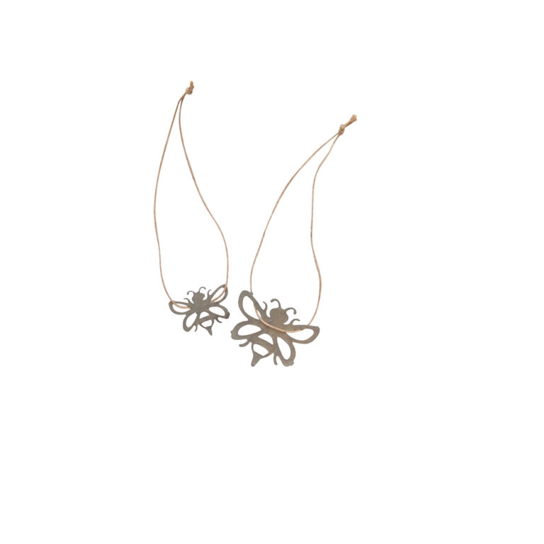 Hanging Bees, Assorted, Zinc
