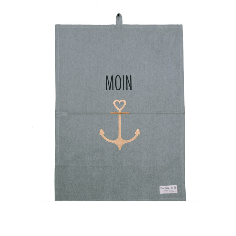 Tea towel, Moin, Grey