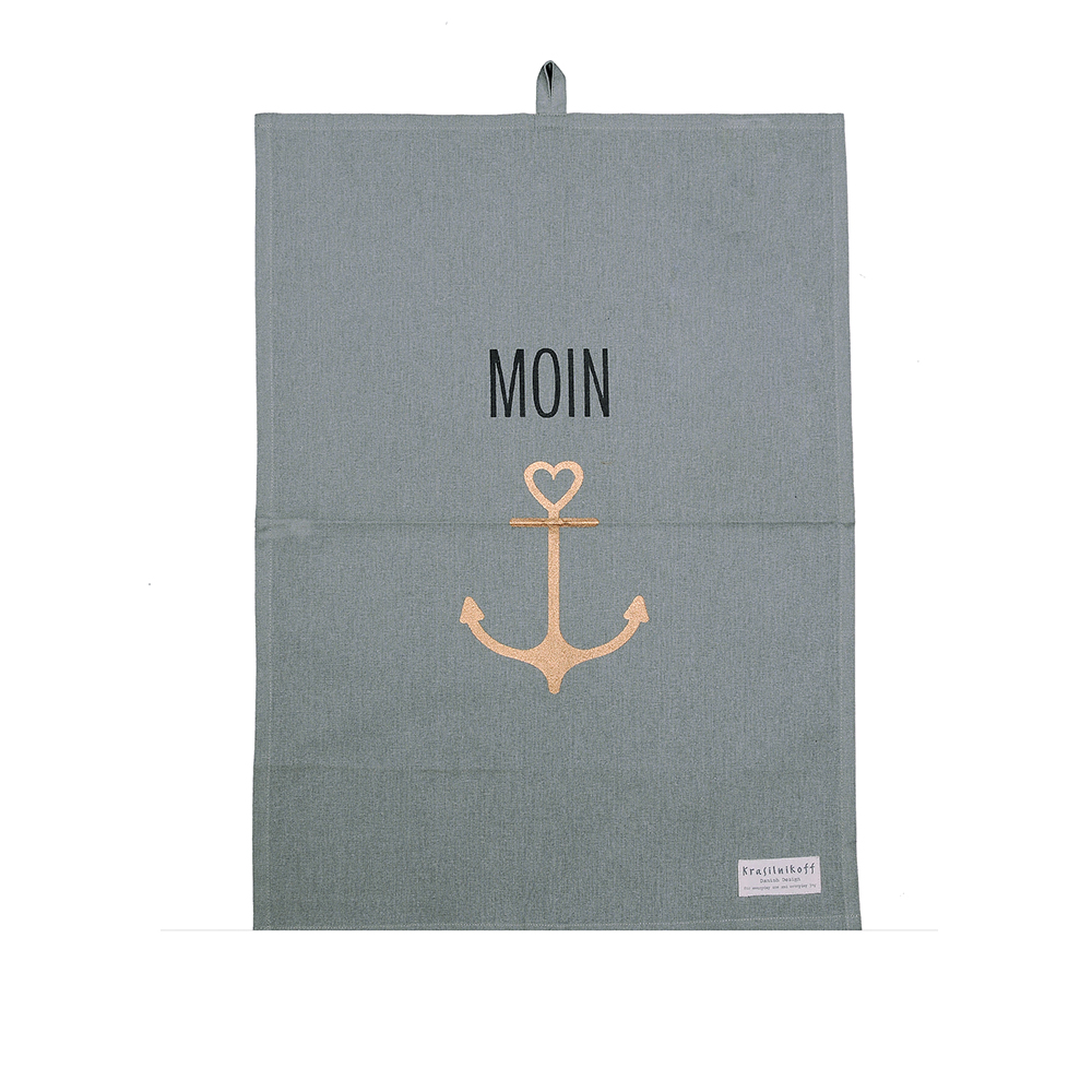 Tea towel, Moin, Grey