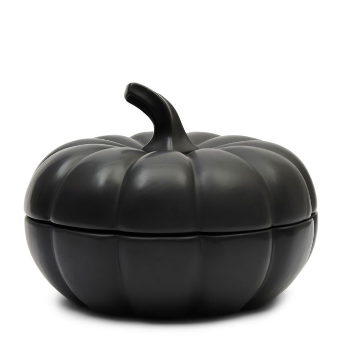 Schale Kürbis, Pumpkin, Schwarz, XL