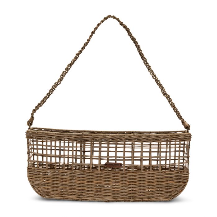 Organizer Rustic Rattan Square Weave Korb zum Hängen RM