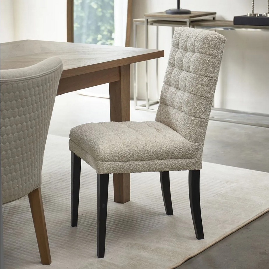 Esszimmerstuhl Clement, White Sand, Bouclé UVP 399 Euro