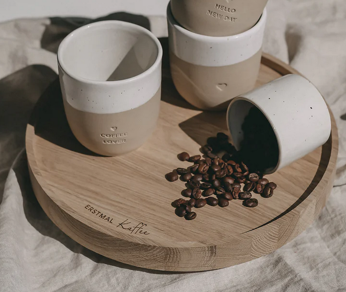 Drehteller Eiche erstmal Kaffee 28 cm