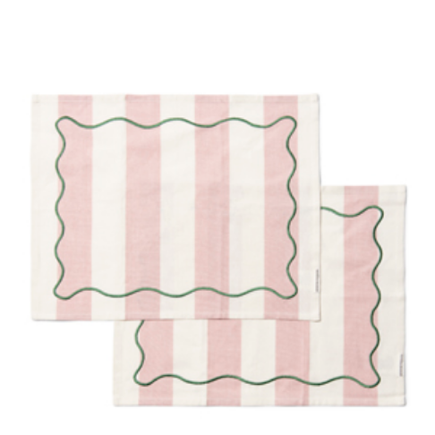 Capri Placemat pink 2 pieces Platzdeckchen Capri, rosa, 2 Stück