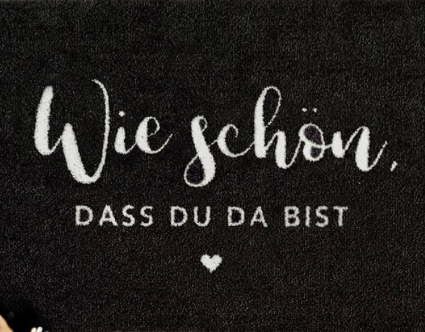 Waschbare Fußmatte Wie Schön... 75 x 45