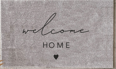 Waschbare Fußmatte Welcome home 75 x 45