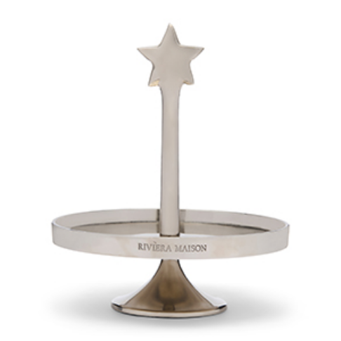 Plateau Shining Star, Silber Shining Star Cake Stand