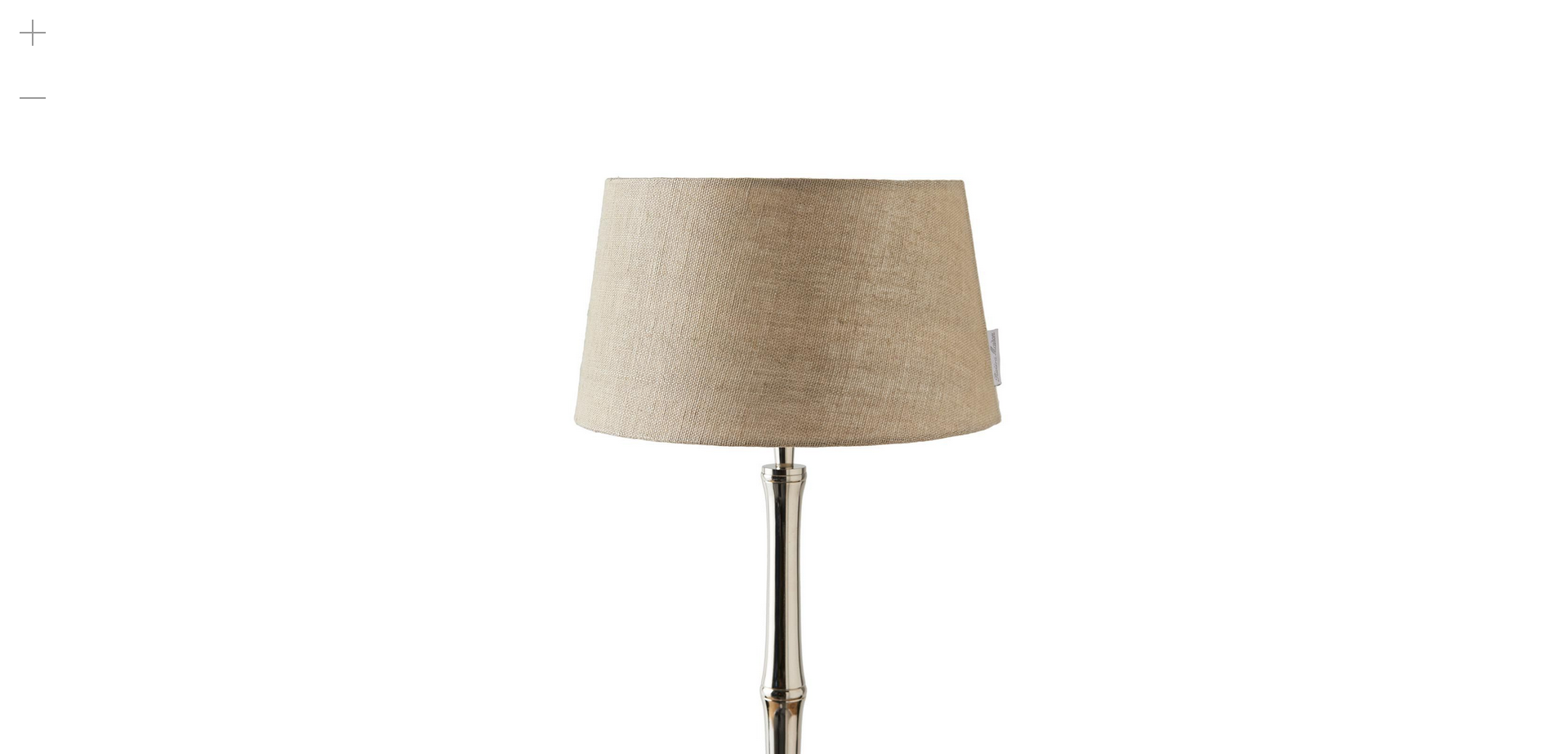 Linen Lampshade natural 25x30