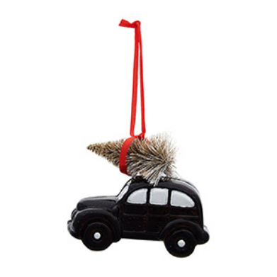 Driving Home For Christmas Ornament