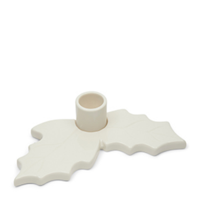 Holly Branch Candle Holder