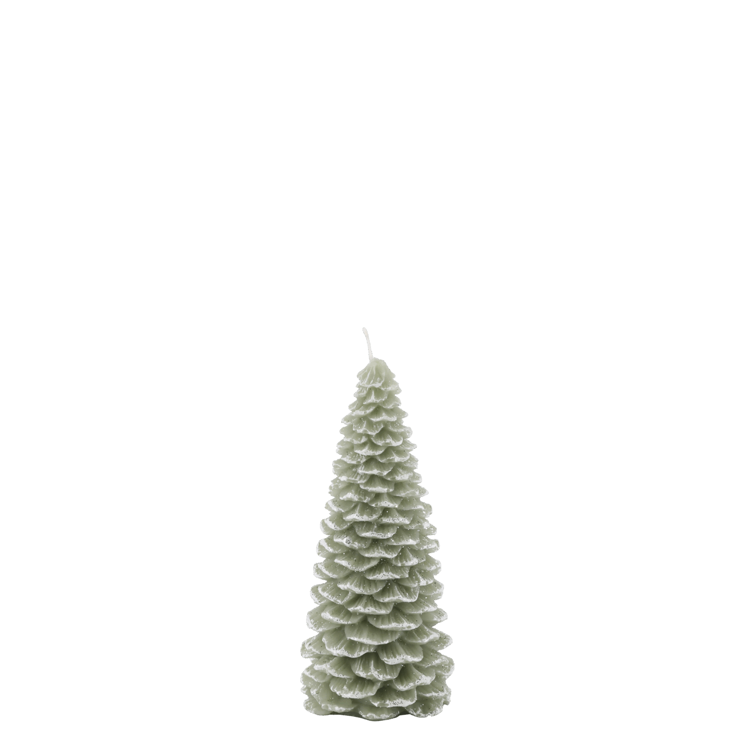 Kerze Weihnachtsbaum mit glitzer