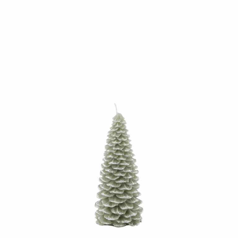 Kerze Weihnachtsbaum mit glitzer