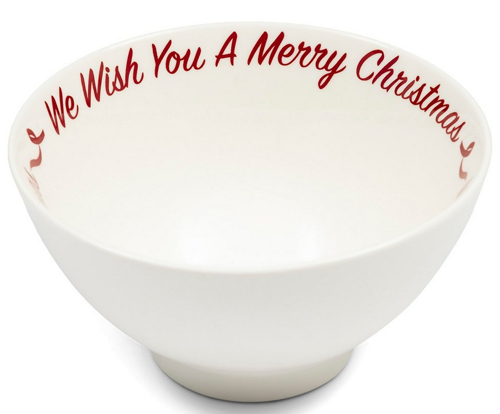 We Wish You A Merry Christmas Bowl