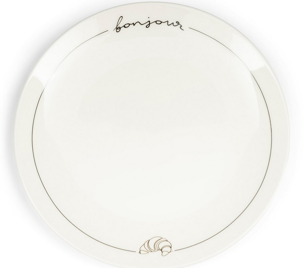 Bonjour Breakfast Plate Frühstücksteller mit Croissant