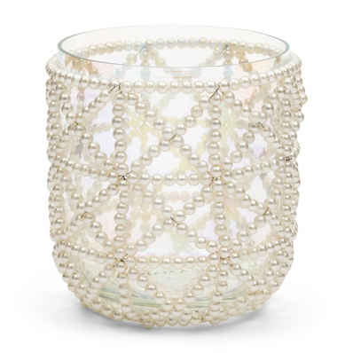 Sparkling Pearls Votive Windlicht Perlen
