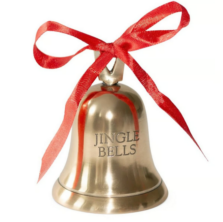Bell "Jingle Bells" Decoration Weihnachts GLocke Jingle Bells gold