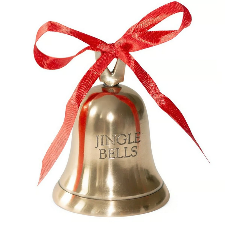 Bell "Jingle Bells" Decoration Weihnachts GLocke Jingle Bells gold