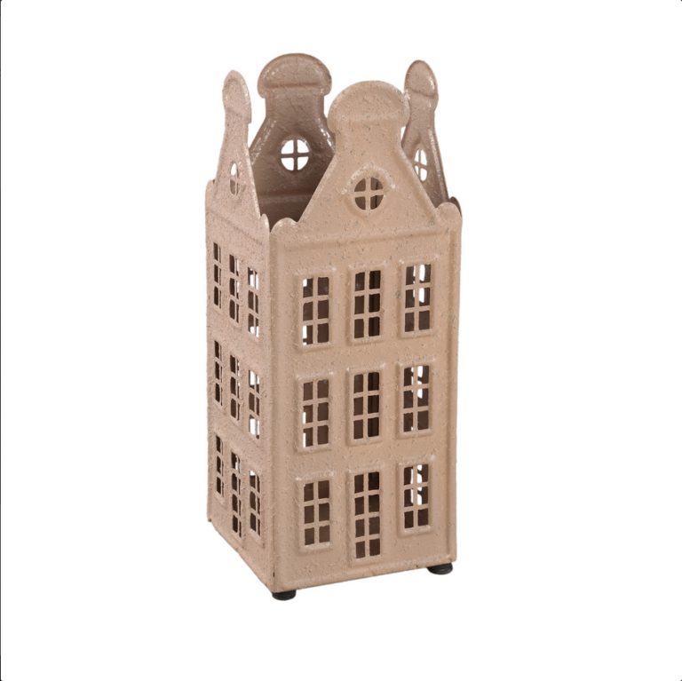 Verina Beige iron rough deco house candle light M