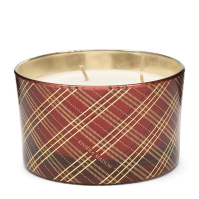 RM Classic Tartan Scented Candle Duftkerze Karo