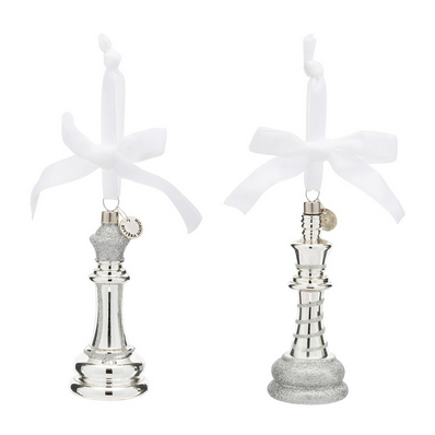 Chess Game Ornament Set of 2