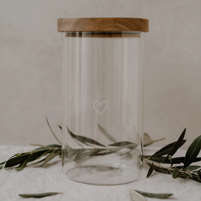 Vorratsglas Herz 19cm