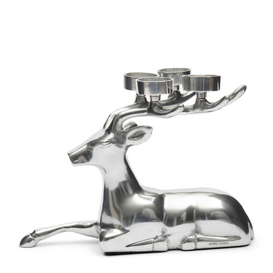 Reindeer Candle Holder Kerzenhalter Rentier Alu 79,95