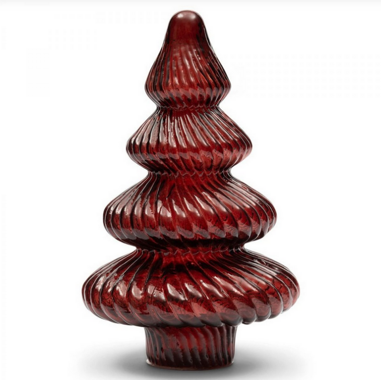Glacier Christmas Tree LED rot Tanenbaum Glas