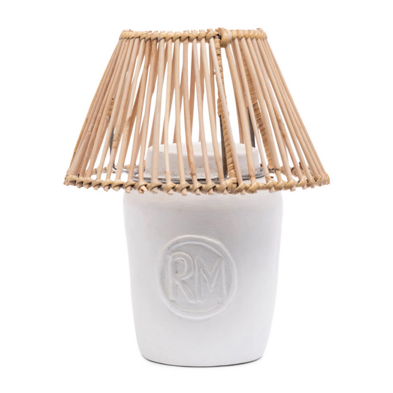 Kerzenständer RM Clay Candle Holder white