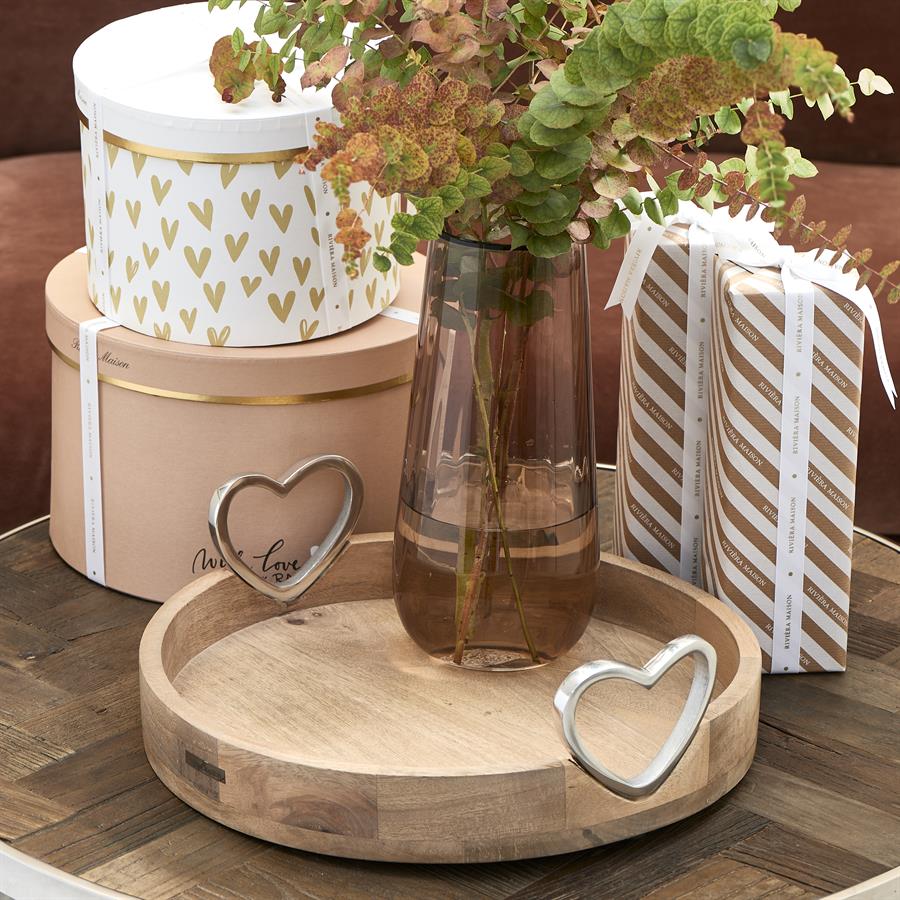 Pretty Hearts Serving Tray Tablett 40 cm DM