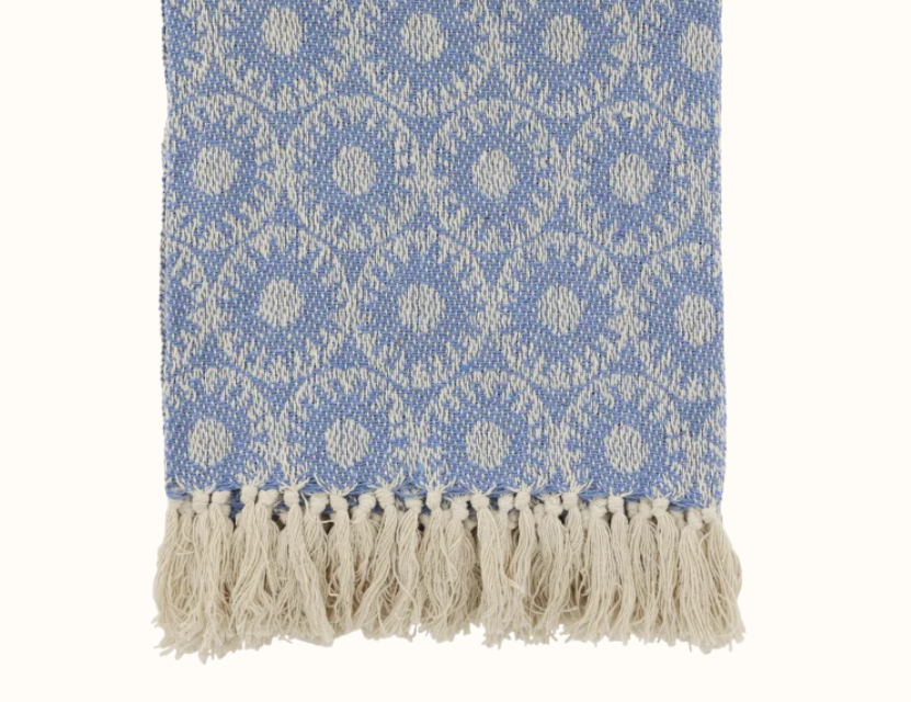 Plaid mit Garnüberschuss 150x130 cm ocean Chic Antique