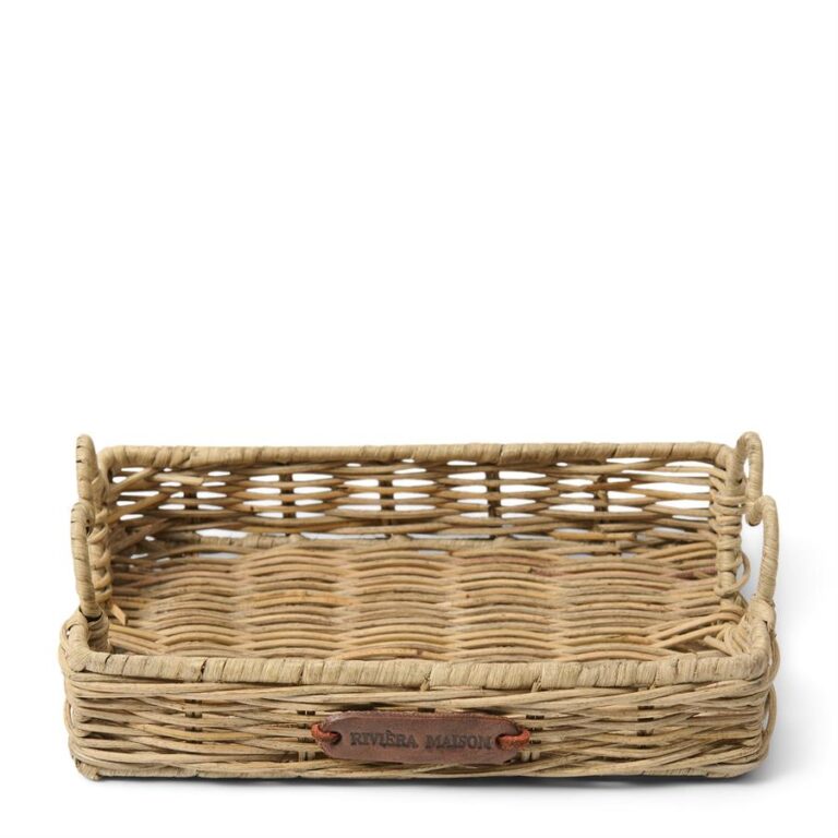 Rustic Rattan Happy Heart Mini Tray