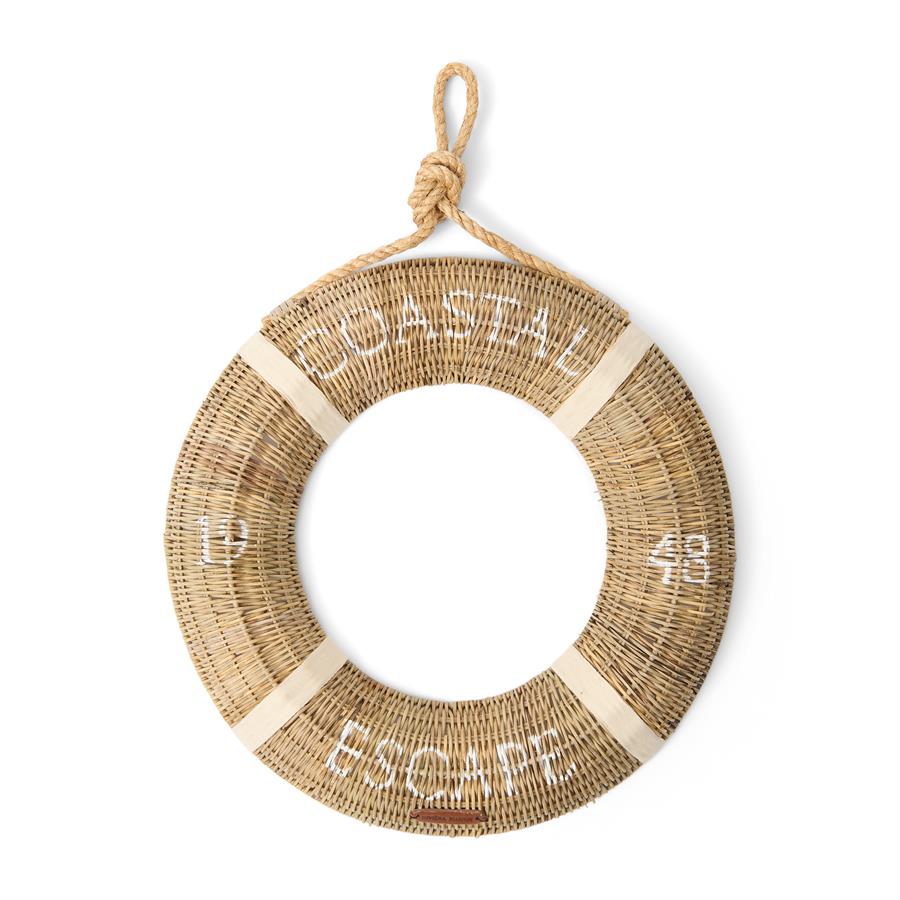 Rustic Rattan Lifebuoy