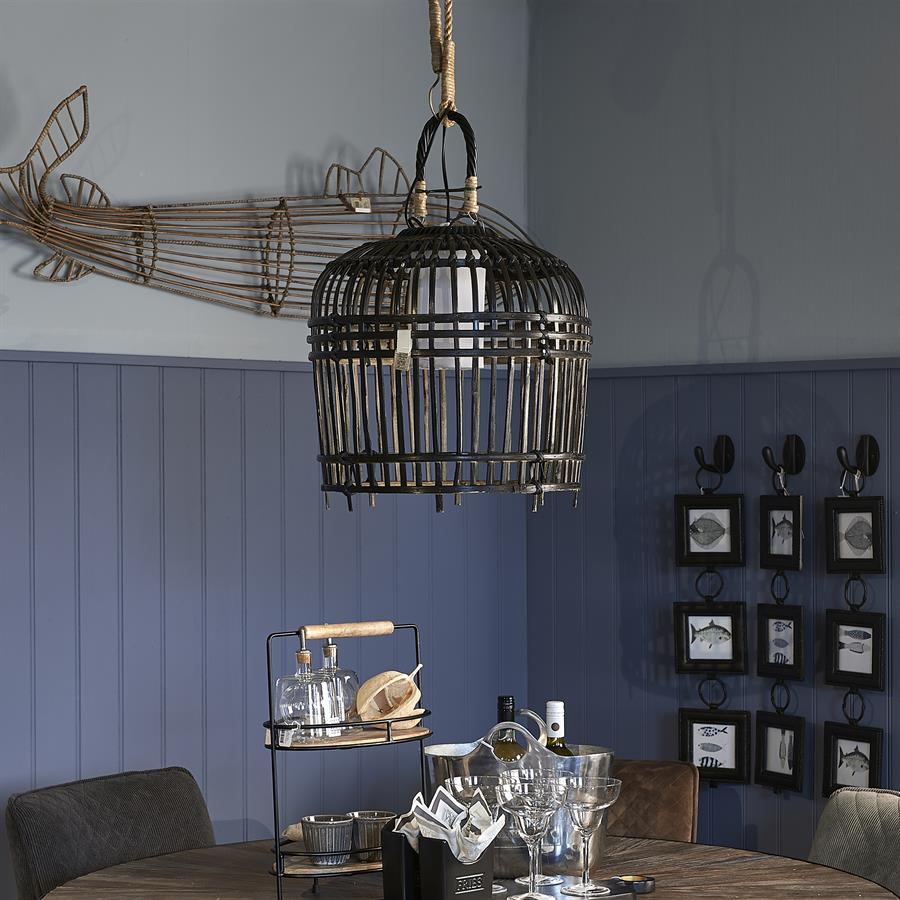 San Carlos Hanging Lamp black S