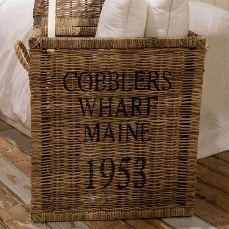 Rustic Rattan Cobblers Wharf Trunk Small
