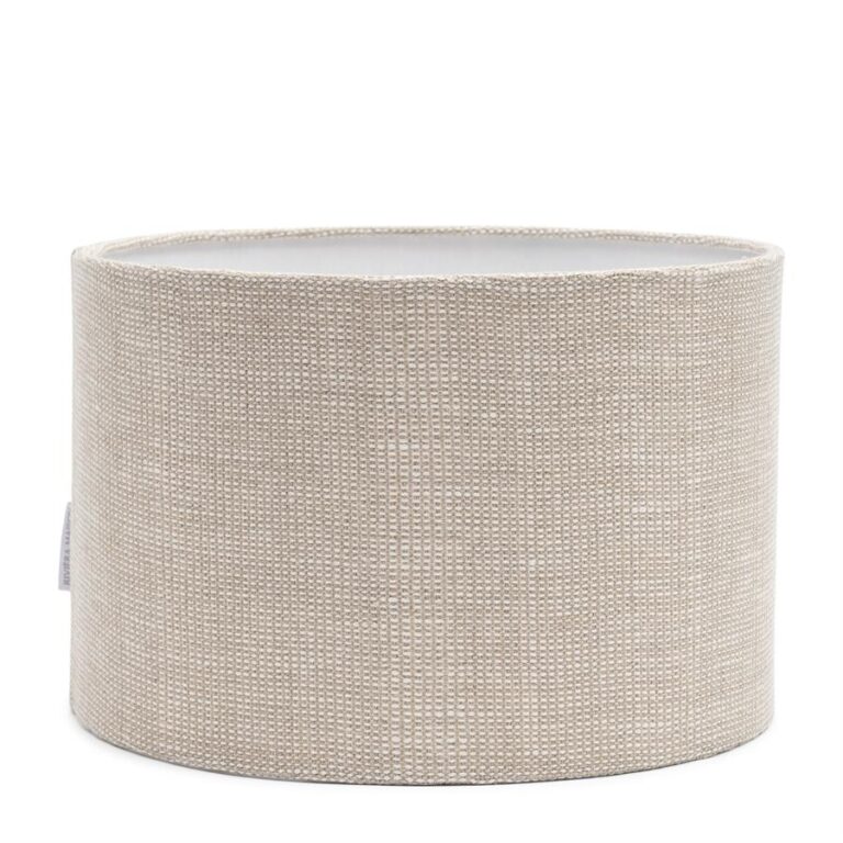 Linen Cylinder Lampshade flax 20x15 Zylinder Lampenschirm Leinen, Flachs, 20x15
