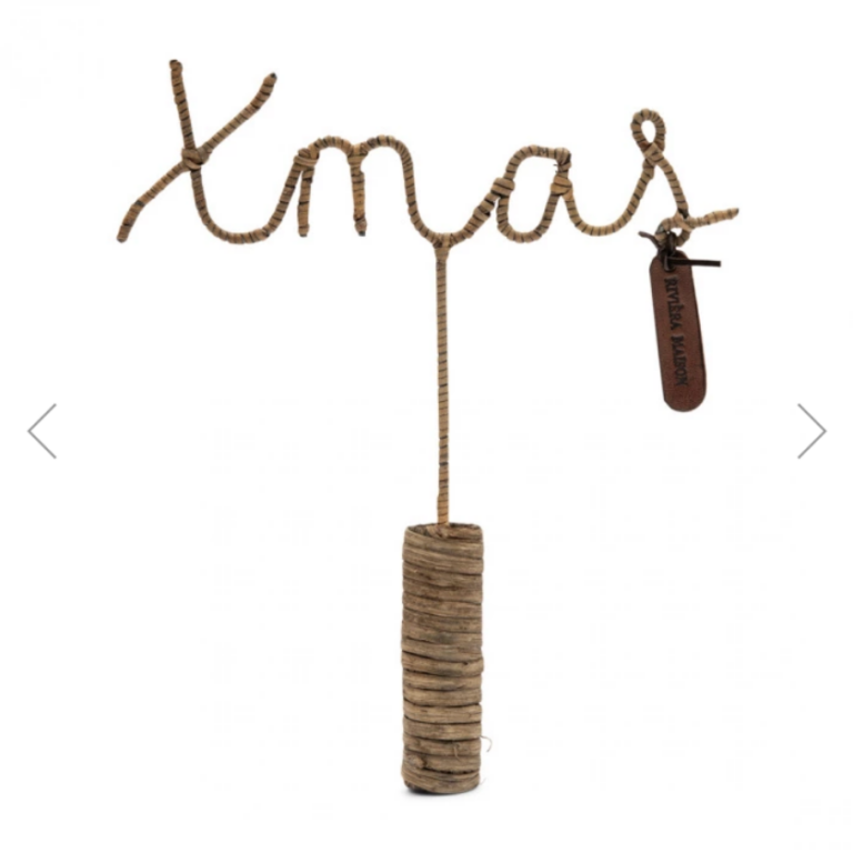 Rustic Rattan Xmas Tree Topper Christbaumschmuck Rustic Rattan Xmas Tree