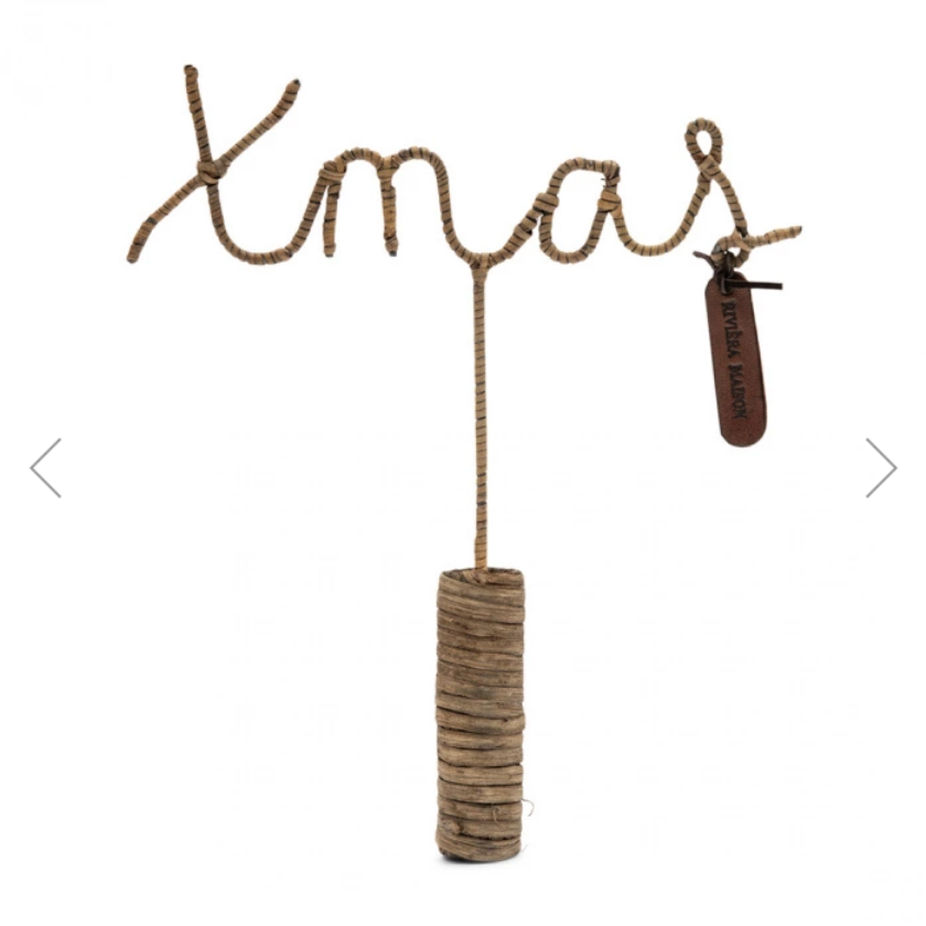 Rustic Rattan Xmas Tree Topper Christbaumschmuck Rustic Rattan Xmas Tree
