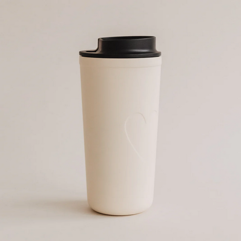 To go Becher Herz creme